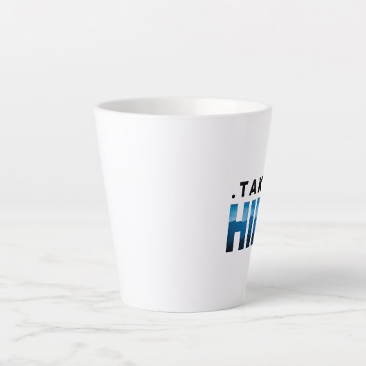 Sarcastic wandern , Wandergeschenk für Hiker, Hik Milchtasse (Vorderseite)