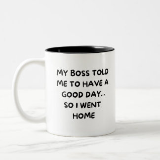 Sarcastic Work Escape: Zuhause Sweet Zuhause Tasse