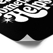 Sarcastic Work Quote Office Gift Swearing Sometime Poster (Ecke)