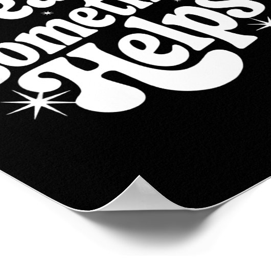 Sarcastic Work Quote Office Gift Swearing Sometime Poster (Ecke)