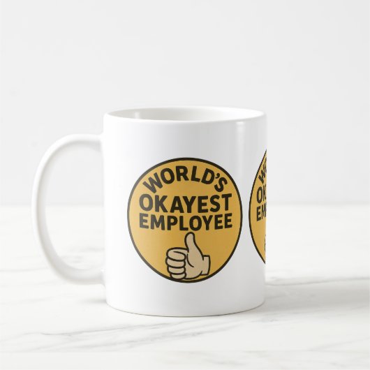 Sarcastic Work Tasse - Weltbeste Mitarbeiterkera (Links)