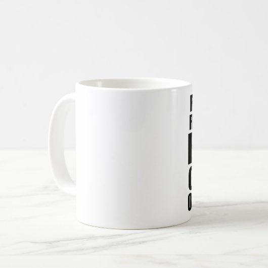 Sarcastic Zitat: Ihr Boot von einer Klippe abreiße Kaffeetasse (Vorderseite Links)