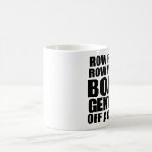 Sarcastic Zitat: Ihr Boot von einer Klippe abreiße Kaffeetasse (Mittel)