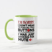 Sarcastic Zitat war nicht Gemein, Ihre Tasten zu d Tasse (Links)