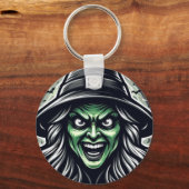 SarcasticWitchFace Schlüsselanhänger (Rückseite)