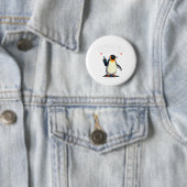 Sarcastische Pinguine gegen Trump Button (Beispiel)