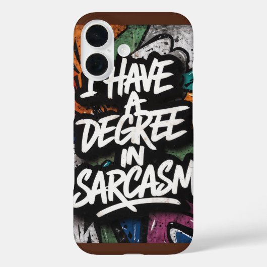 Sarcasus-komisches Zitat Case-Mate iPhone Hülle (Rückseite)