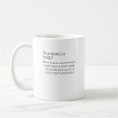 Sarchotisch, wenn sarkastisch oder psychotisch kaffeetasse (Links)