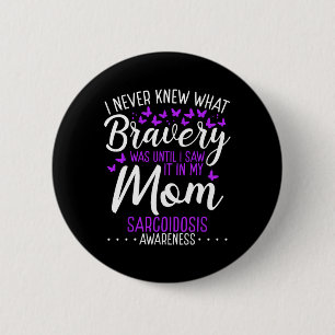 Sarcoidose Awareness Mama Mütter Tag Krieger Surv Button