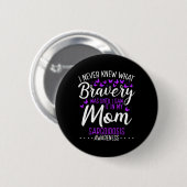 Sarcoidose Awareness Mama Mütter Tag Krieger Surv Button (Vorne & Hinten)