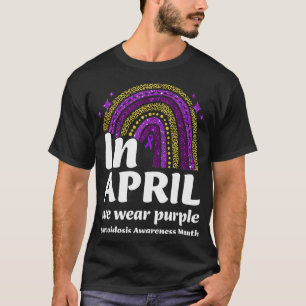Sarcoidose Awareness Mon April tragen wir lila rai T-Shirt