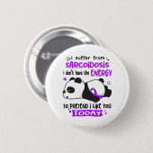 Sarcoidose Awareness Month Ribbon Geschenke Button (Vorne & Hinten)