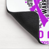 Sarcoidose Awareness Month Ribbon Geschenke Mousepad (Ecke)