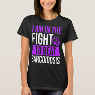 Sarcoidose Awareness Ribbon Beat Disease Warrior T-Shirt