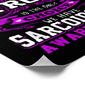 Sarcoidose Awareness T Shirt for women_men Poster (Ecke)
