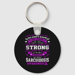 Sarcoidose Awareness T Shirt for women_men Schlüsselanhänger