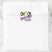 Sarcoidose Chick Gone Lila 2 Runder Aufkleber (Tasche)