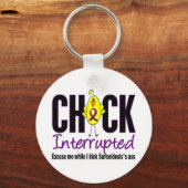 Sarcoidose Chick unterbrochen Schlüsselanhänger (Vorderseite)
