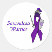Sarcoidose Warrior Sticker (Vorderseite)