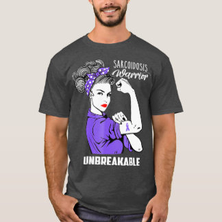 Sarcoidose Warrior Unzerbrechliches Geschenk T-Shirt