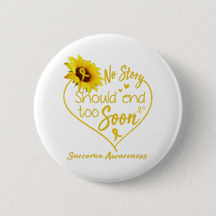 Sarcoma Awareness Month Ribbon Geschenke Button