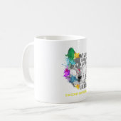 Sarcoma Awareness Ribbon-Fördergeschenke Kaffeetasse (Vorderseite Links)