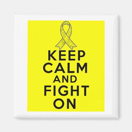 Sarcoma Behalte Ruhe und kämpft weiter Magnet (Vorne)