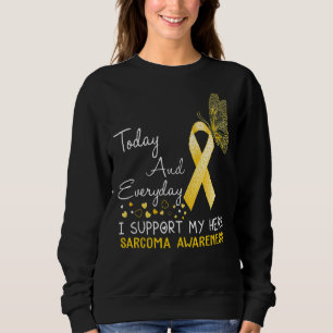 Sarcoma Bewusstsein, dass ich meinen Helden Butter Sweatshirt