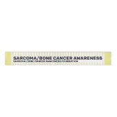 Sarcoma/Bone Cancer Awareness Muster Band Ripsband (Vorderseite)