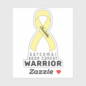 Sarcoma/Bone Cancer Vinyl Sticker (Blatt)