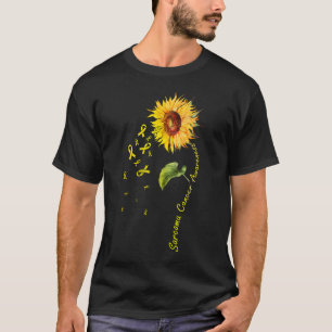 Sarcoma Cancer Awareness Sunflower T-Shirt