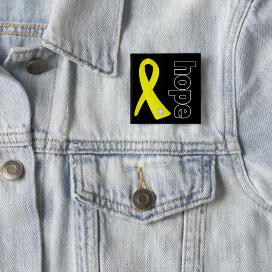 Sarcoma Cancer Hope Ribbon Button (Beispiel)