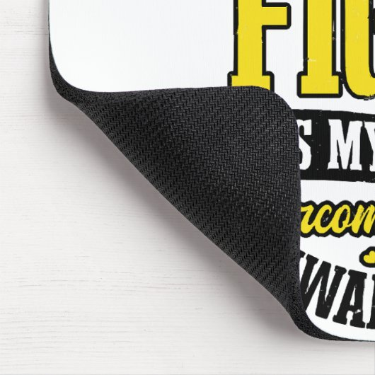 Sarcoma Cancer Shirt Sein Kampf Mein Kampf Mousepad (Ecke)