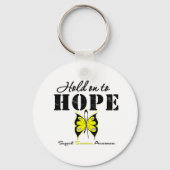 Sarcoma hält an Hoffnung fest Schlüsselanhänger (Vorderseite)