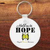 Sarcoma hält an Hoffnung fest Schlüsselanhänger (Vorderseite)