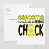 Sarcoma hat sich mit dem falschen Schwanz ausgespr Postkarte (Vorne/Hinten)