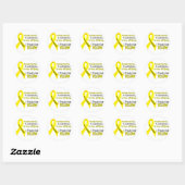 Sarcoma I Stolly Wear Yellow 1 Runder Aufkleber (Blatt)