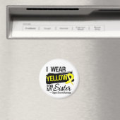 Sarcoma Ribbon für meine Schwester Magnet (In Situ (Geschirrspüler))