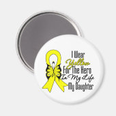 Sarcoma Ribbon My Held My Daughter Magnet (Vorderseite/Rückseite)