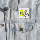 Sarcoma Ribbon My Hero Mein Vater Button (Beispiel)