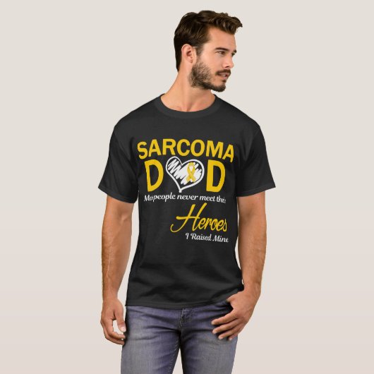 Sarcoma Vater I Raised Mine T-Shirt (Vorne ganz)
