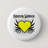 Sarcoma Warrior Heart Button (Vorderseite)