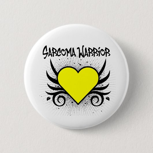 Sarcoma Warrior Heart Button (Vorderseite)