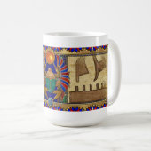Sarcophagus 3D Ägyptisch Kaffeetasse (VorderseiteRechts)