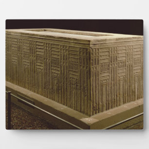 Sarcophagus aus Abu Roach (Kalkstein) (siehe auch Fotoplatte
