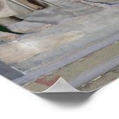 Sarcophagus der Musen, Detail Clio & Poster (Ecke)