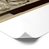 Sarcophagus der Musen, römisch (Marmor) Poster (Ecke)