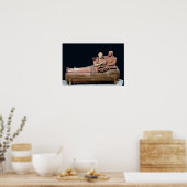 Sarcophagus eines verheirateten Paares, 525-500 v. Poster (Küche)