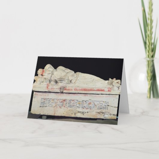 Sarcophagus, etruskisch karte (Vorderseite)