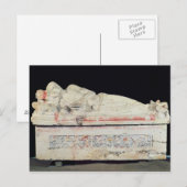 Sarcophagus, etruskisch postkarte (Vorne/Hinten)